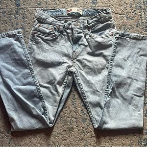 Levi’s Youth Denim Jeans 502 Sz 12 Waist 26 Inseam 27 Light Blue Boys Girls